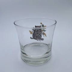 «American Wildlife» Rocks Glasses Set Of 6 West Virginia Specialty Glass Vtg Bar