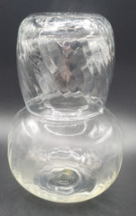 Tumble Up Bedside Water Carafe & Tumbler Cup Set Clear Glass 12 Ounce