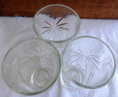 Anchor Hocking~3~Early American Prescut 15 Oz. Tall Ice Tea/Water Glasses