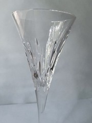Waterford Lismore Pops Clear Crystal Toasting Champagne Flute Pair #40023071 New