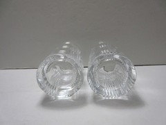 RALPH LAUREN LRL Crystal 6 1/4″ Glen Plaid Highball Tumbler Glasses Set of 2