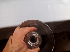 Set of 5 Waterford Crystal Alana Wine Goblets 5 7/8″ Tall