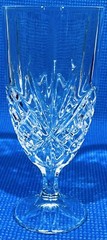 Lot Of 2 ~ GODINGER DUBLIN SHANNON CRYSTAL ICED BEVERAGE GLASS GOBLET 7 3/4”EC!