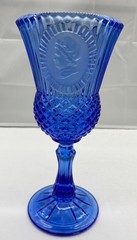 Vintage Fostoria Cobalt Blue Martha Washington Goblet – Avon