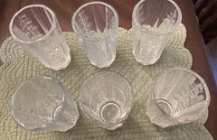 Vintage Westmoreland Paneled Grape Clear Iced Tea Tumblers – Set Of 6