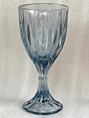 Set of 3 Noritake Entree Crystal wine Goblets Glasses 7″ Light Green,Blue,Purple
