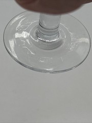 Set Of 2 Amber Copita Small Wine Tasting Glasses Vintage Style Blenders Nosing