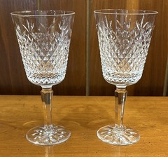 2 Lenox USA Beacon Hill 7.5” Water Goblets Discontinued 1983- 1987 “PERFECT”
