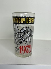 Vintage 1975 Kentucky Derby Churchill Downs Official Mint Julep Glass Souvenir