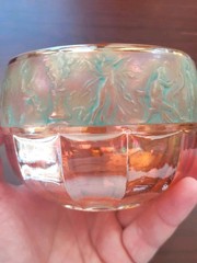 Scarce Rindskoph Carnival Glass Marigold Classic Arts Pattern Rose Bowl