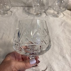 Crystal Brandy Snifter Glasses 4.5” Set Of 2 New With Tags Made In Hungary