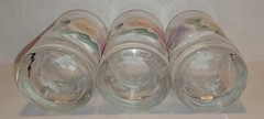 3 ~ Summer Blush Corelle Pansy Corning Juice Glasses 4″ Tall Pink Lavender -Z