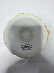 Certified International Ceramic Goblet Jennifer Brinley, EUC.