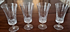 Set of four Vintage Gorham Richelieu-Rondo Crystal Ice Tea Glasses