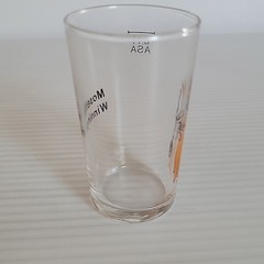 Vintage German Wine Festival Glass Weinfest Mosel Souvenir 3.75″ Crown Woman