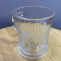 Vintage Arcoroc Canterbury Crocus Glass Coffee Tea Cup Mug France