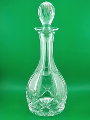 Atlantis Decanter W Waterford Crystal Lismore 12oz & 10oz Hiball Tumbler Glass