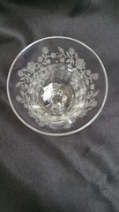 Vintage Lenox Crystal Goblet «Castle Garden» Etched Perfect Condition