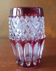 Westmoreland Waterford Ruby Bowl Flat 4” Juice Glass/Tumbler(s)