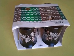 Vintage Libbey Belaire Fern Smoke Brown Beverage Drink Glasses Set Of 4 – 12oz