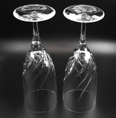 Rogaska Juliet Swirl Cut Crystal Iced Tea Glasses 8 3/8” (Set of 2) Multi Avail