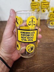 VINTAGE ONASSIS CONEY ISLAND ZODIAC BICENTENNIAL TUMBLER SET OF FOUR