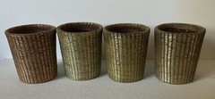 Set 6 Culver MCM Yellow/ Green Orange 22 Kt Band 7 Therma Jac Holders