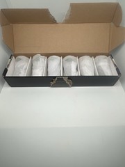 Dublin Crystal Set Of Six Vodka Shooters Shannon Crystal By Godinger New