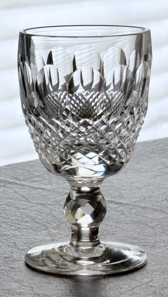Waterford Crystal Colleen Short Stem Port Wine 4” Glasses, 3 ozs, Vtg, Mint