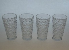 Imperial Mt. Vernon Washington 4 Juice Tumblers 5 Ounce