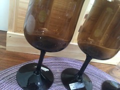 Lenox ~ Espresso Brown ~ Crystal Water Goblet 7.1» more available