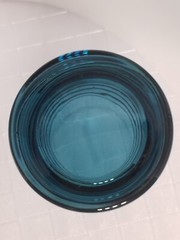 Libbey Glass * Nexus * Vintage Tall Retro Drinking Glasses * Blue 6-3/4″ * 4pc