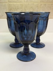 Noritake Provincial Dark Blue Iced Tea Glasses-Set of 4