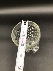 Vintage Anchor Houcking Waterford Waffle Water Goblet 5.5″ Clear Glass