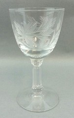 10 Piece Vintage Clear Fostoria Sherry Claret Cordial Glasses 3oz