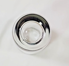 Dorothy Thorpe Style Silver Etched Floral Band Highball Glasses MCM ~ Set Of 4