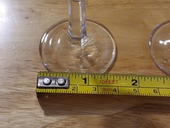Vintage Miniature Drinking Goblets Sherry Shot Liquor Glasses Stemware 2 Piece