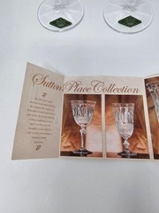 Set Of 7 Shannon Crystal Sutton Place Iced Beverage Glasses 15 Oz Missing 1