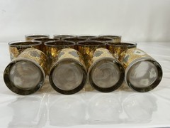 Rare MCM | SET OF 4 | Culver 22-Karat Gold Glasses Valencia pattern 5 oz – SD