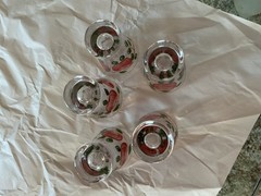 Possibly Franciscan Juice Glasses- 5 pieces