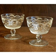 VTG Bartlett Collins St. Genevieve Clear US Glass Manhattan Sherbert Glass