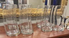 2 Sets Of 4 Curved Bravura 16oz Highball Drinking Glass