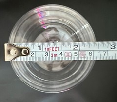 Tiffany & Co. Crystal (1) Wine Glass 9 1/4″ tall 13 oz.