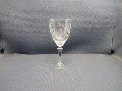 Arcadia Crystal Electra Pattern Water Goblet 7 5/8″ x 3 1/2″