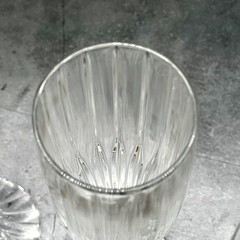 4 Mikasa Park Lane Crystal Glass Champagne Flutes Goblets 8 3/4″ Excellent