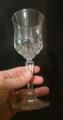 Set of 6 St. George AMERICAN HERITAGE Crystal Wine Glasses 6⅞» Tall 6oz MINT
