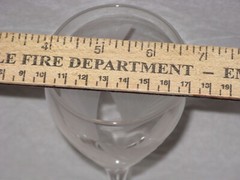 Lenox FANLIGHT Crystal Stemware 8″ Wine Glasses / Water Goblets x 4