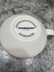 Starbucks Coffee Mug 12oz Abstract Brushstroke Art 2015 Ceramic Cup Multicolor