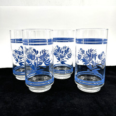 LIBBEY PFALTZGRAFF YORKTOWNE USA 5 3/4″ 14oz Glassware Cooler Tumblers Set of 4