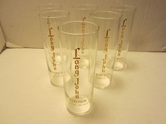 Vintage SET 6 FEDERAL GLASS TOM COLLINS Long John Scotch TUMBLER ICED TEA 12 Oz.